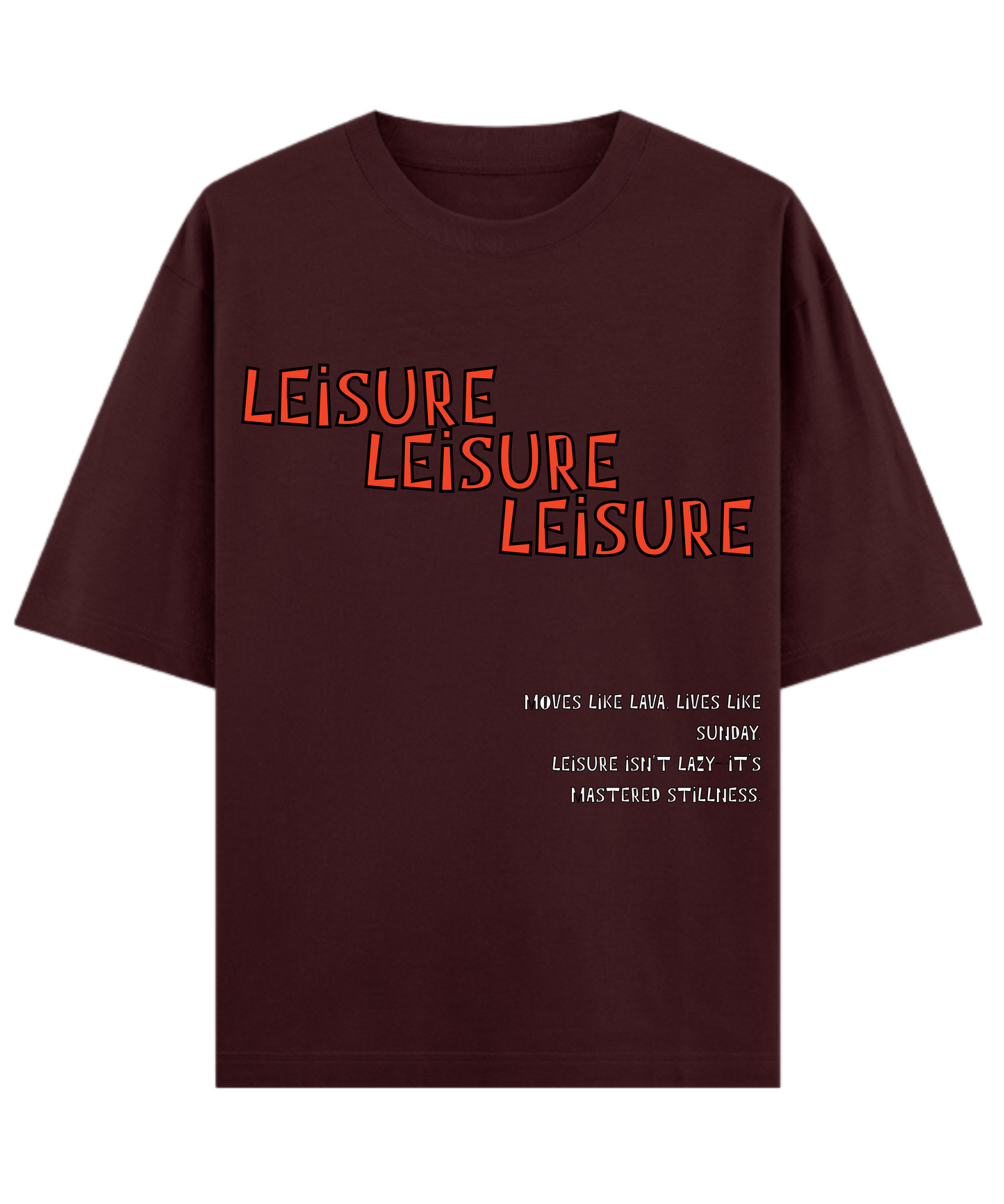 LEISURE – Oversized Graphic T-Shirt