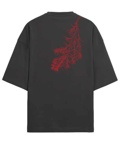 Floral – Oversized Graphic  T-Shirt