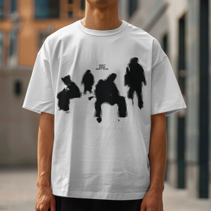 DON'T MESS – Oversized Graphic  T-Shirt
