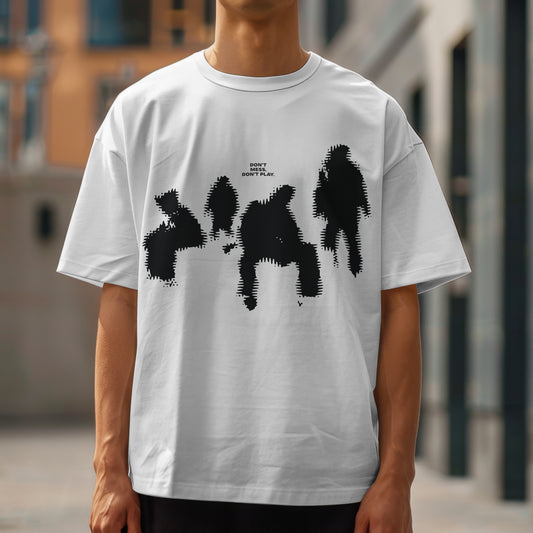 DON'T MESS – Oversized Graphic  T-Shirt