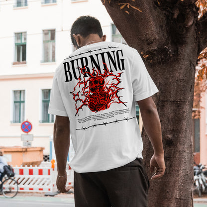 Burning Soul Oversized  T-Shirt