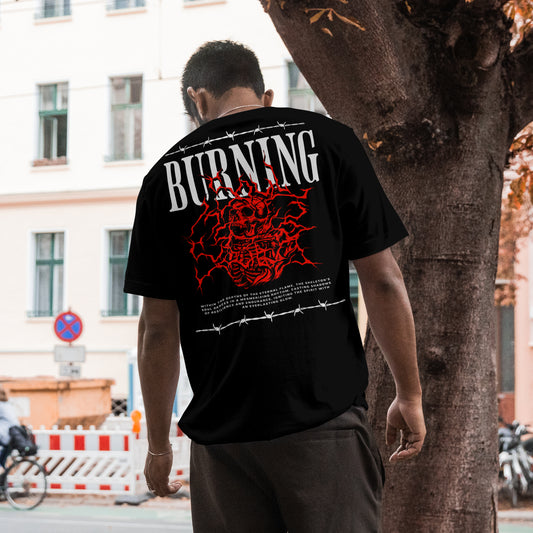 Burning Soul Oversized  T-Shirt